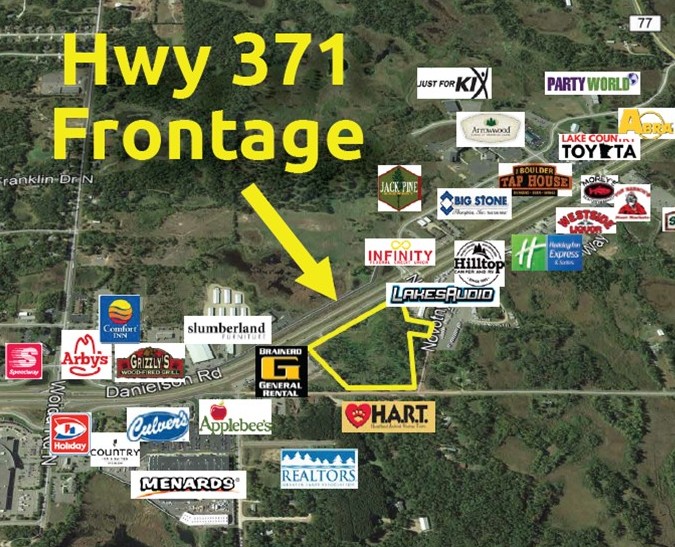11.91 Acres Hwy 371 Commercial Site