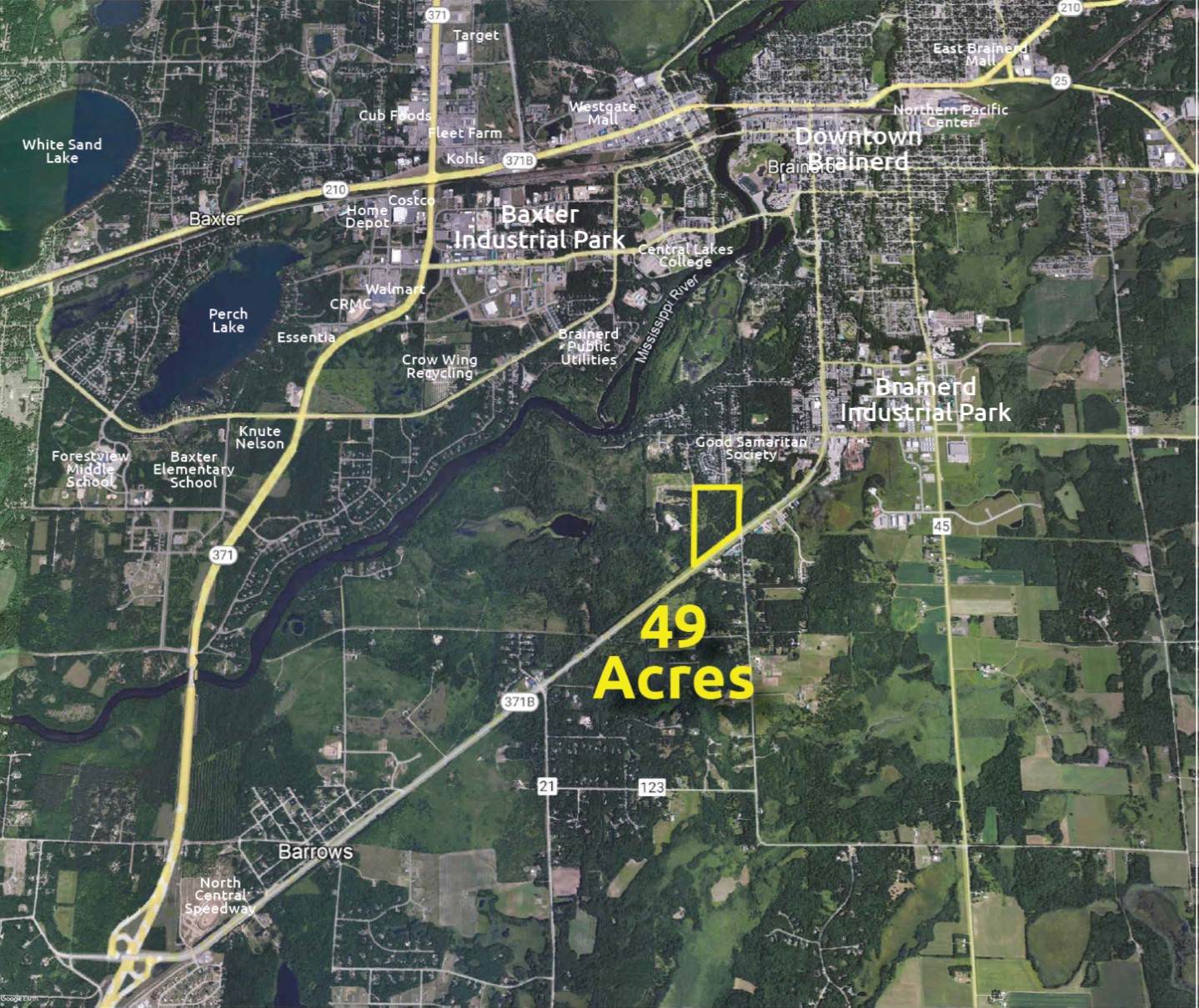 49.01 Acres Business Hwy 371 Development Opportunity
