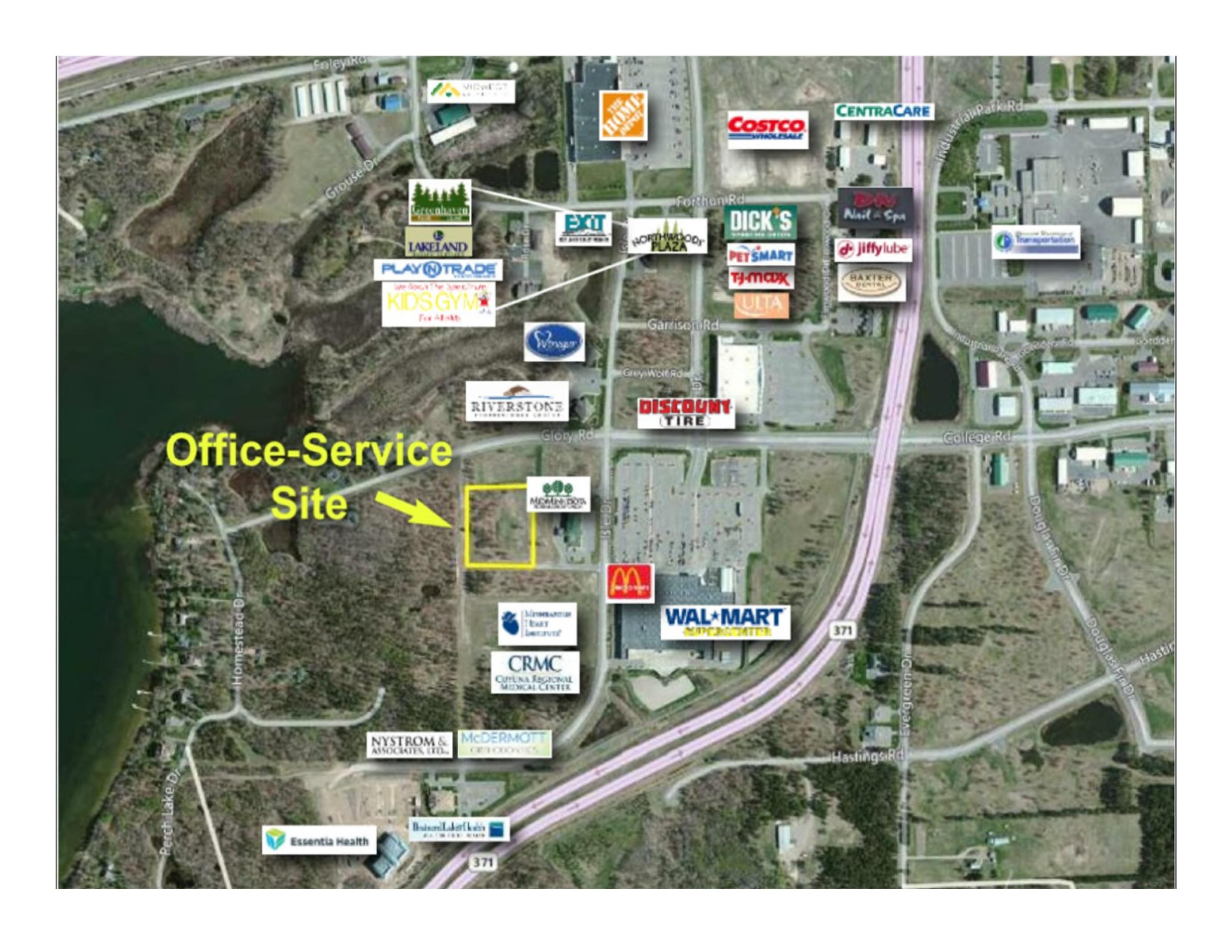 3.28 Acres Directly West of Mid-MN Federal Credit Union, Baxter, MN 56425